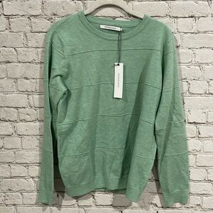 Stiches & Stripes Bardi Textured Crew Neck Pullover Medium